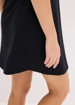 bonprix Chemise de nuit avec empiècement dentelle|Femme Lingerie Nuit