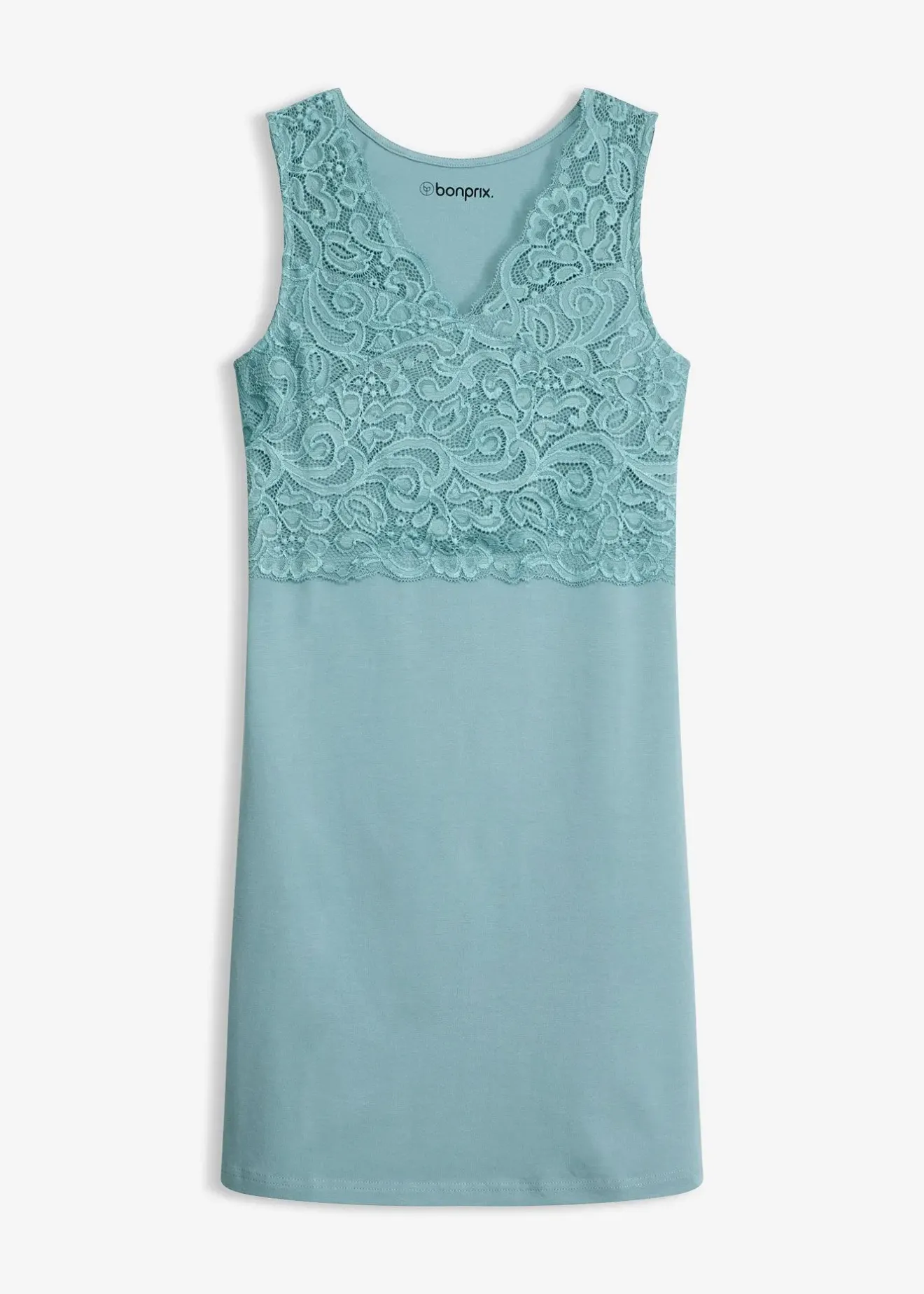 Femme bonprix Lingerie Nuit|Chemise de nuit avec empiècement dentelle