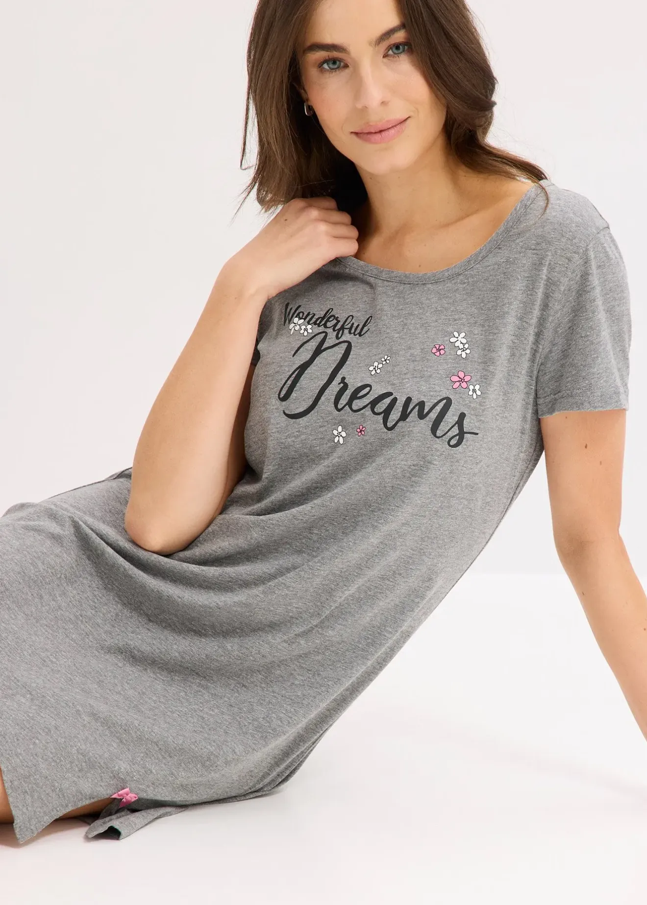 bonprix Chemise de nuit courte|Femme Lingerie Nuit