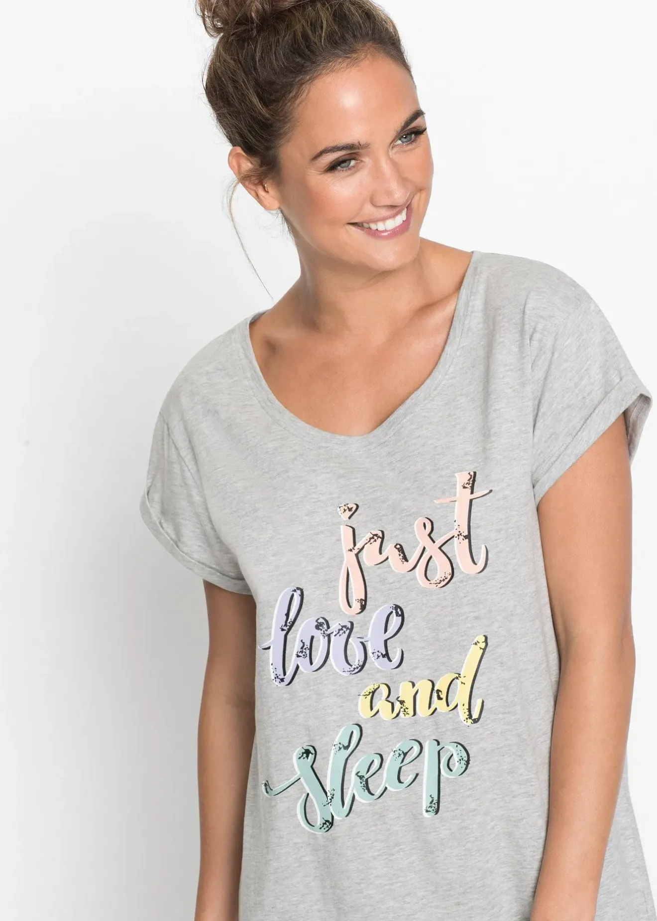 Femme bonprix Lingerie Nuit|Chemise de nuit courte