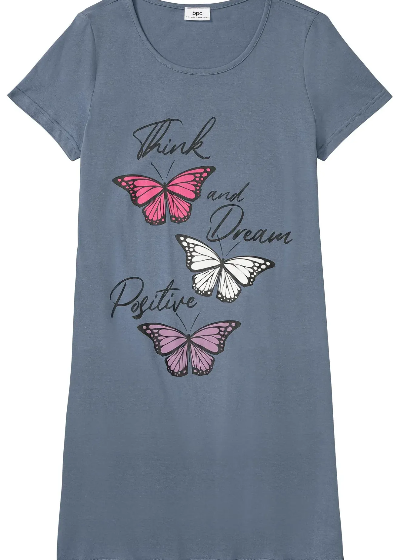 Femme bonprix Lingerie Nuit|Chemise de nuit courte 100% coton