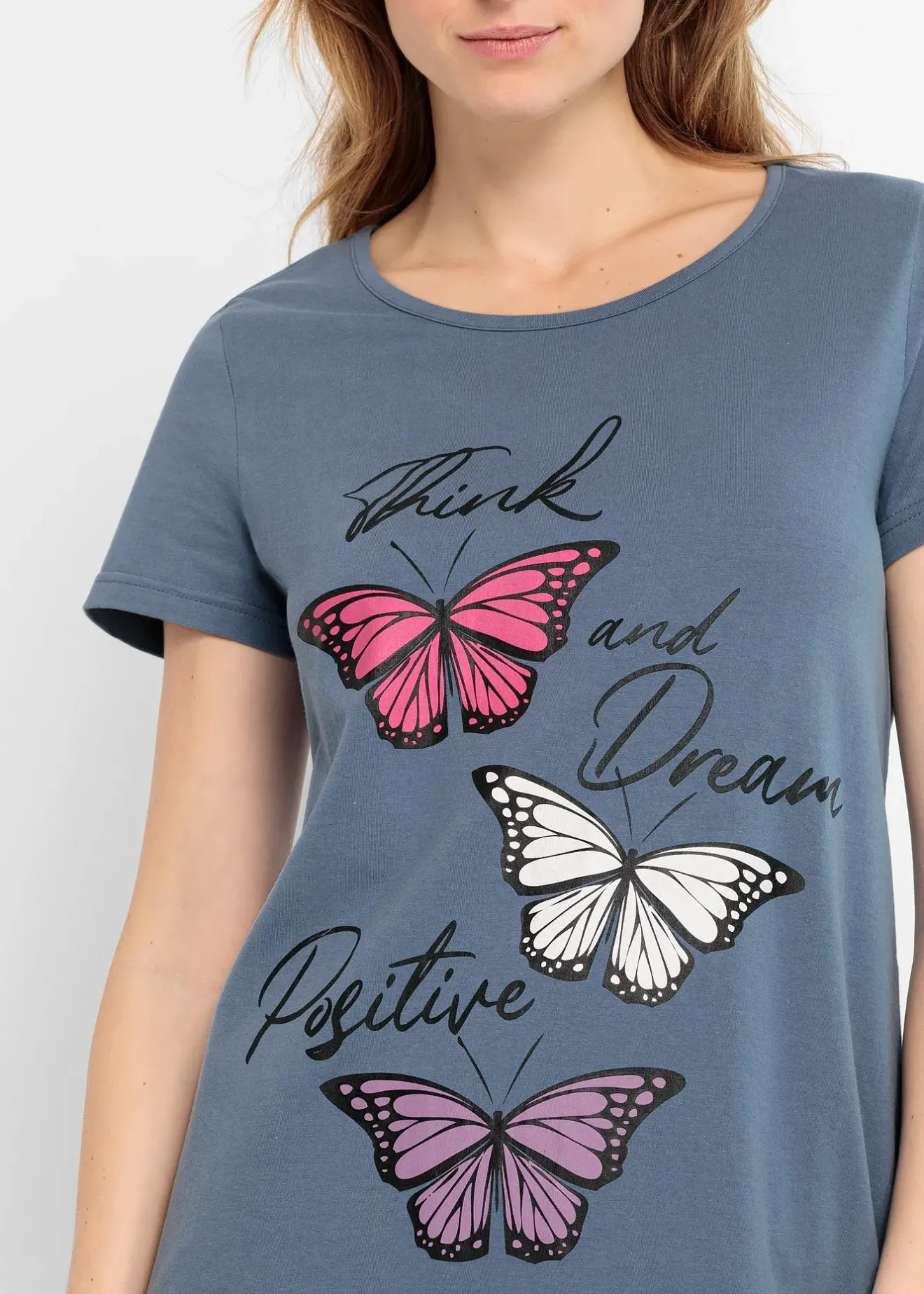 Femme bonprix Lingerie Nuit|Chemise de nuit courte 100% coton