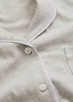 bonprix Chemise de nuit courte 100% coton|Femme Basiques|Lingerie Nuit