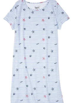 Femme bonprix Lingerie Nuit|Chemise de nuit courte 100% coton