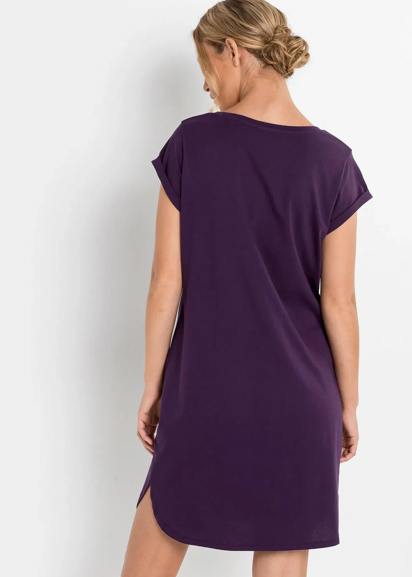 Femme bonprix Lingerie Nuit|Chemise de nuit courte 100% coton