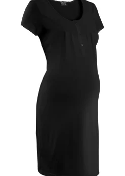Femme bonprix Maternité|Basiques|Chemise de nuit d’allaitement coton