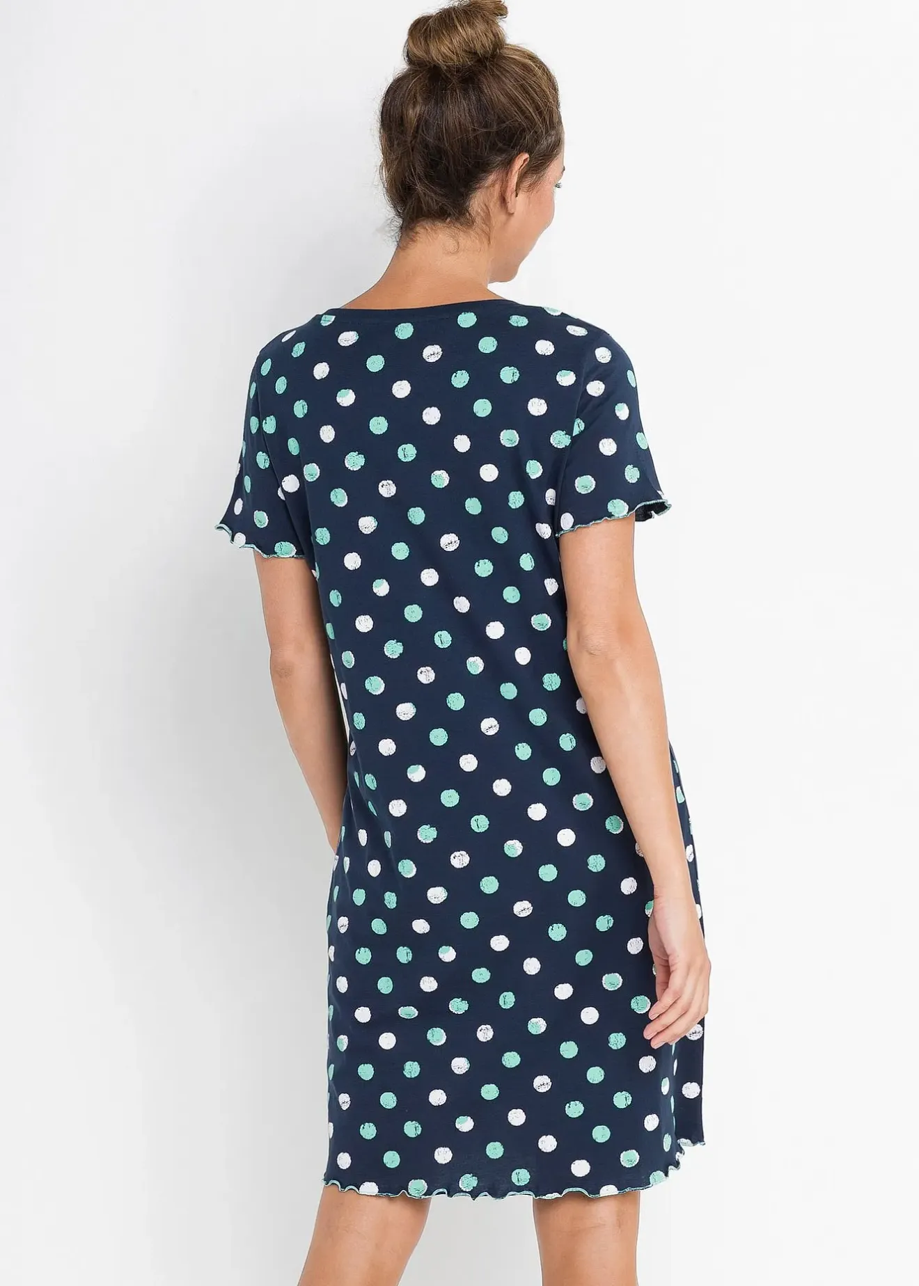 Femme bonprix Lingerie Nuit|Chemise de nuit en coton