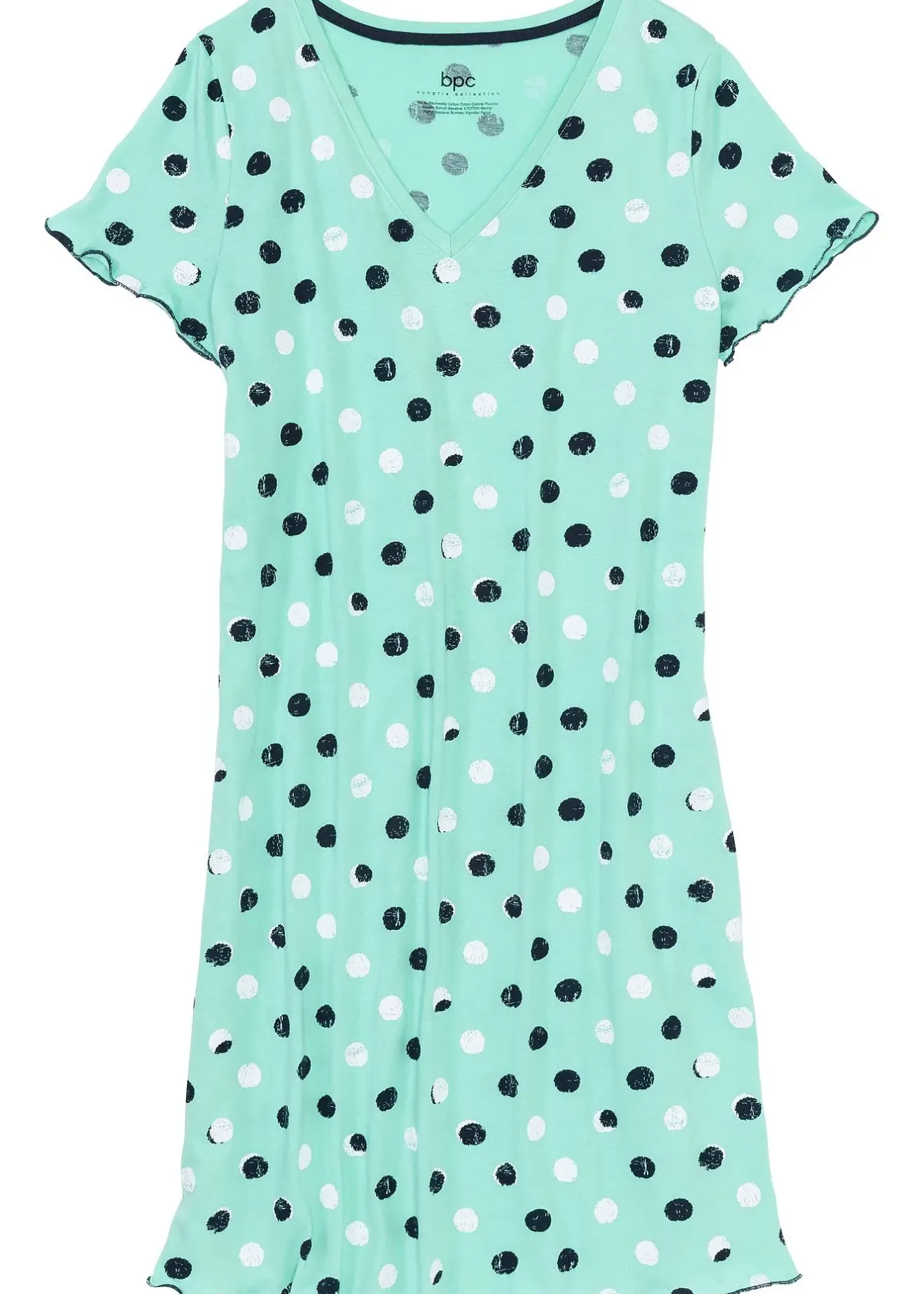 bonprix Chemise de nuit en coton|Femme Lingerie Nuit