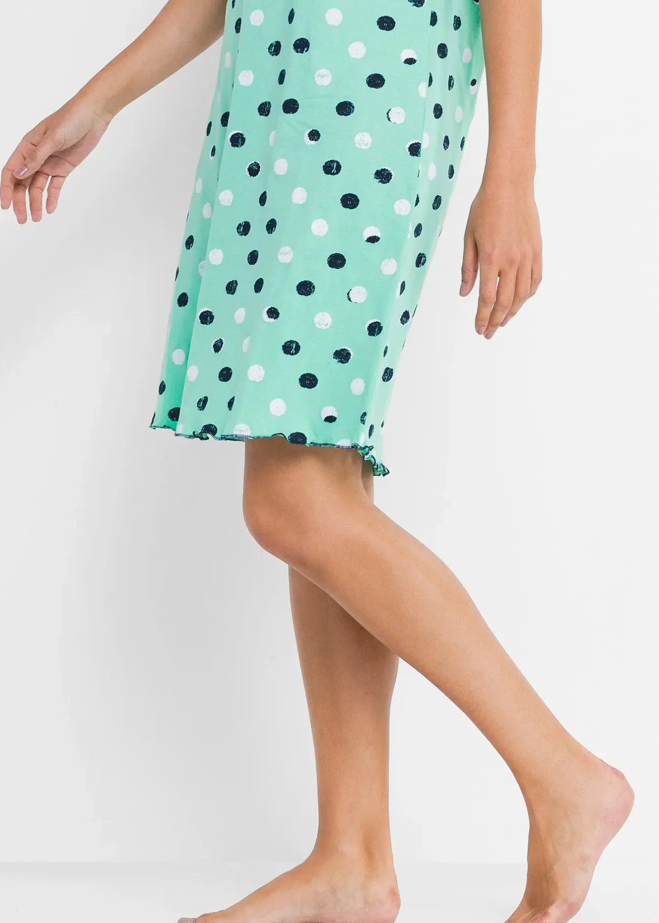 bonprix Chemise de nuit en coton|Femme Lingerie Nuit