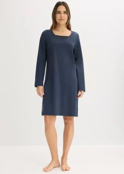 bonprix Chemise de nuit en coton doux|Femme Lingerie Nuit