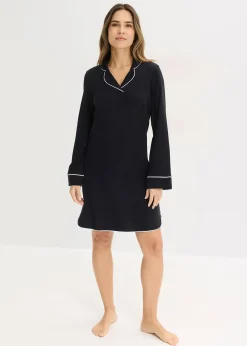 bonprix Chemise de nuit en coton doux|Femme Lingerie Nuit
