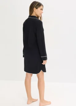 bonprix Chemise de nuit en coton doux|Femme Lingerie Nuit