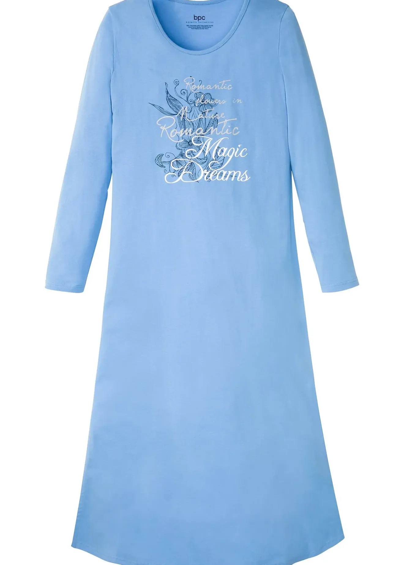 Femme bonprix Lingerie Nuit|Chemise de nuit longue 100% coton