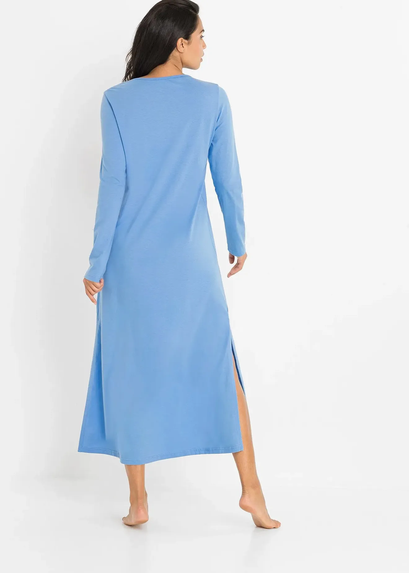 Femme bonprix Lingerie Nuit|Chemise de nuit longue 100% coton