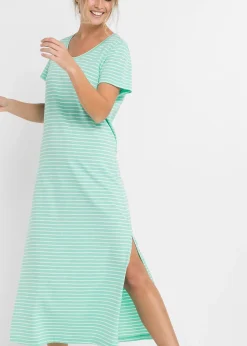 Femme bonprix Basiques|Lingerie Nuit|Chemise de nuit longue 100% coton