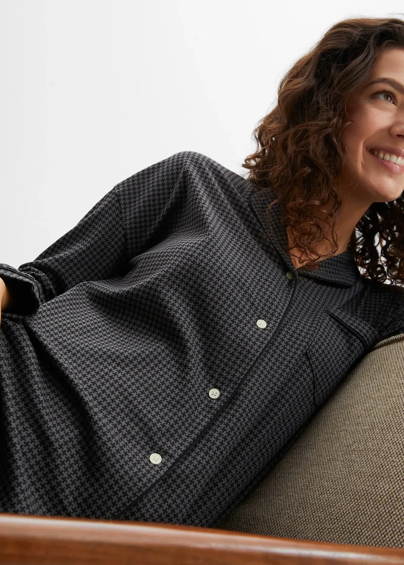 bonprix Chemise de nuit oversize 100% coton|Femme Basiques|Lingerie Nuit