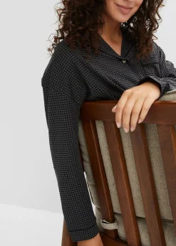 bonprix Chemise de nuit oversize 100% coton|Femme Basiques|Lingerie Nuit