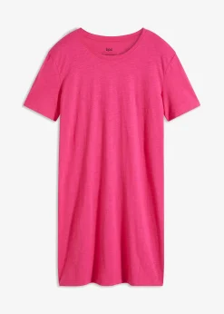 Femme bonprix Basiques|Lingerie Nuit|Chemise de nuit oversize en fil flammé