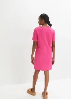 Femme bonprix Basiques|Lingerie Nuit|Chemise de nuit oversize en fil flammé