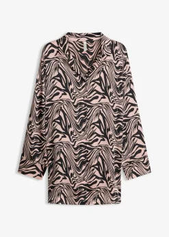 bonprix Chemise de nuit tissée en satin|Femme Lingerie Nuit