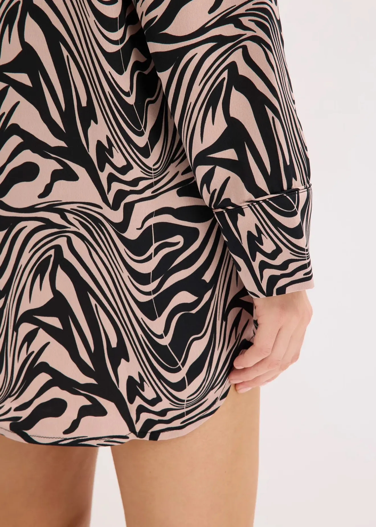 bonprix Chemise de nuit tissée en satin|Femme Lingerie Nuit