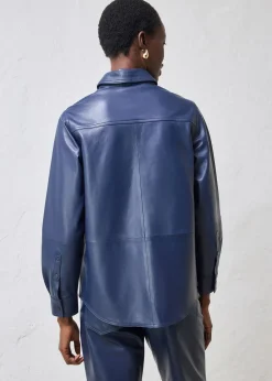 bonprix Chemise en cuir d’agneau nappa|Femme Chemisiers