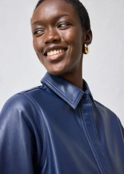 bonprix Chemise en cuir d’agneau nappa|Femme Chemisiers