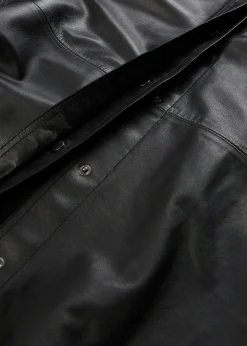 Femme bonprix Premium|Chemisiers|Chemise en cuir d’agneau nappa