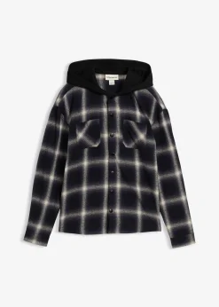 bonprix Chemise en flanelle à capuche|Enfant Vêtements Enfant|Garçons 9-16 Ans·Costumes & Chemises