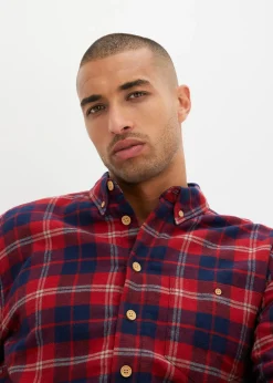 bonprix Chemise en flanelle avec doublure polaire|Homme Vêtements De Plein Air|Chemises