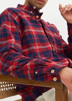 bonprix Chemise en flanelle avec doublure polaire|Homme Vêtements De Plein Air|Chemises