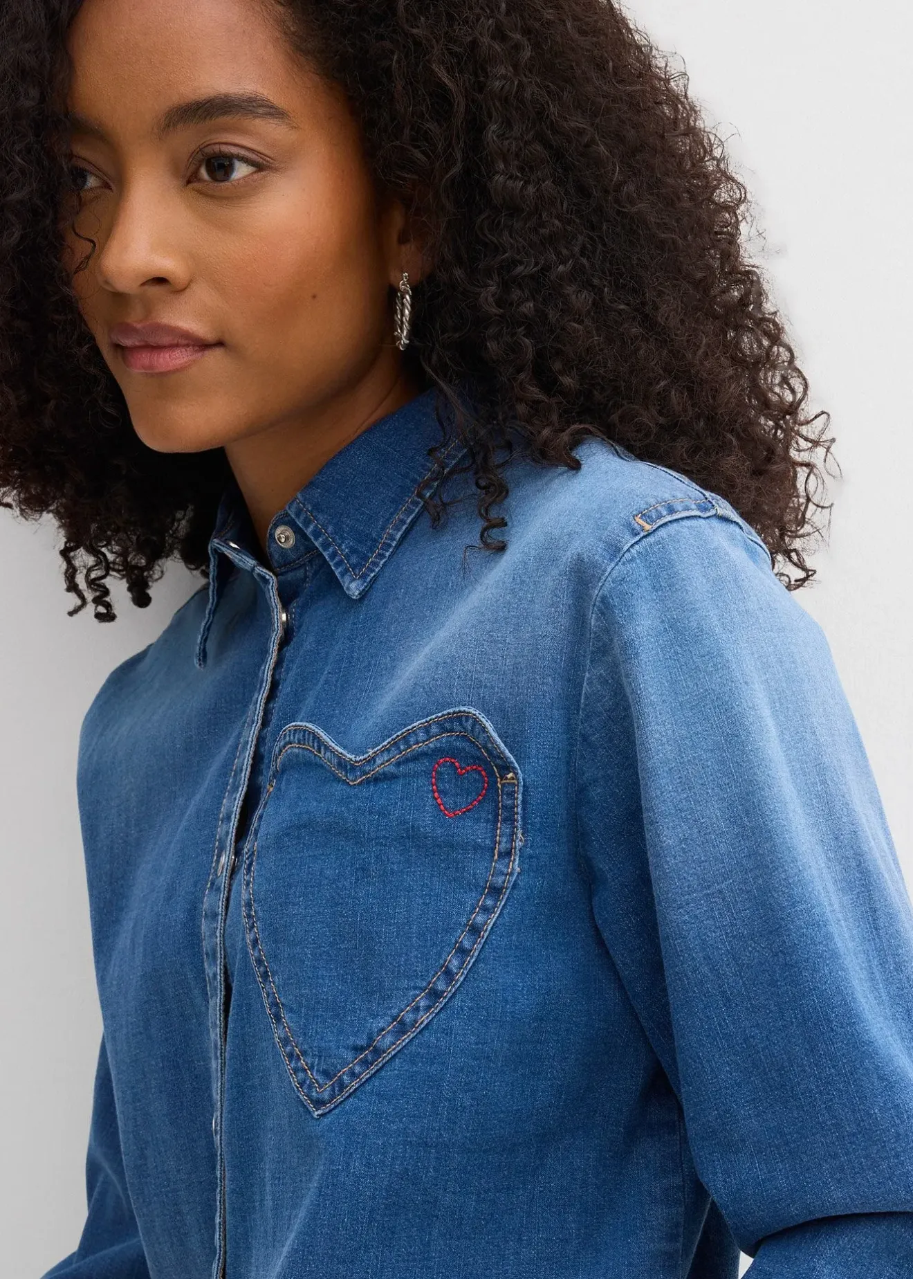 Femme bonprix Chemisiers|Chemise en jean