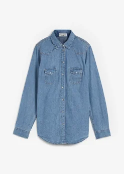 bonprix Chemise en jean|Femme Chemisiers