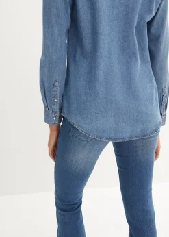 bonprix Chemise en jean|Femme Chemisiers