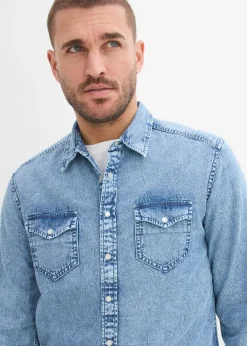 bonprix Chemise en jean 100% coton|Homme Chemises