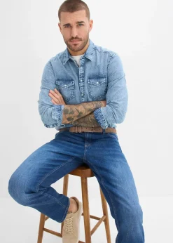 bonprix Chemise en jean 100% coton|Homme Chemises