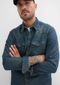 bonprix Chemise en jean 100% coton|Homme Chemises