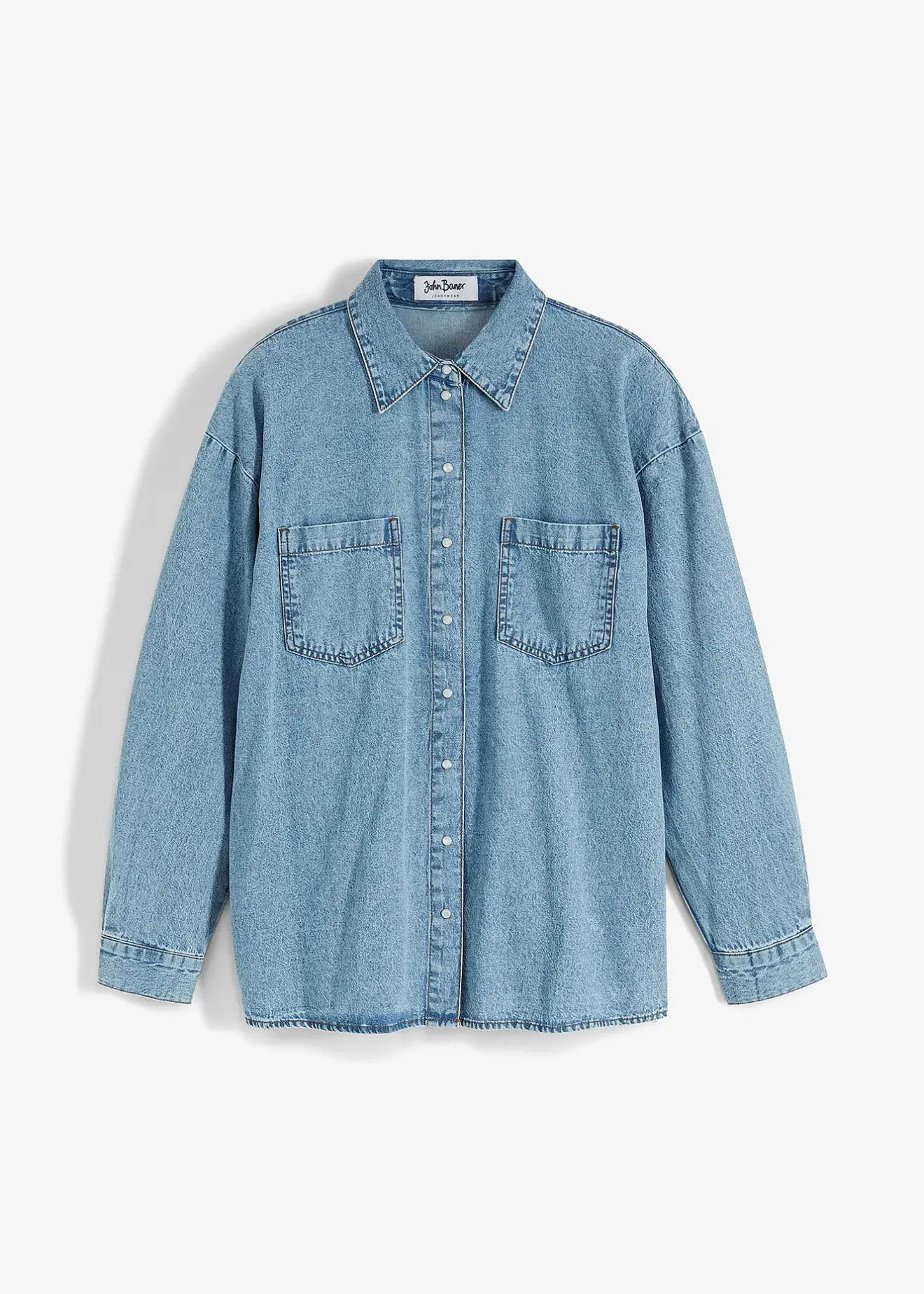 bonprix Chemise en jean oversize|Femme Chemisiers
