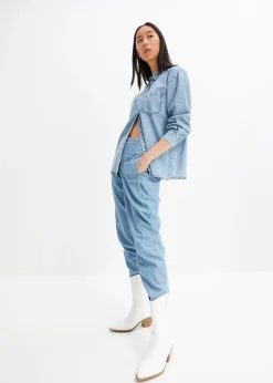 bonprix Chemise en jean oversize|Femme Chemisiers