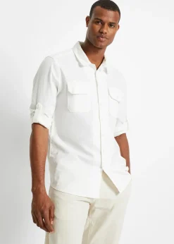 Homme bonprix Chemises|Chemise en lin majoritaire