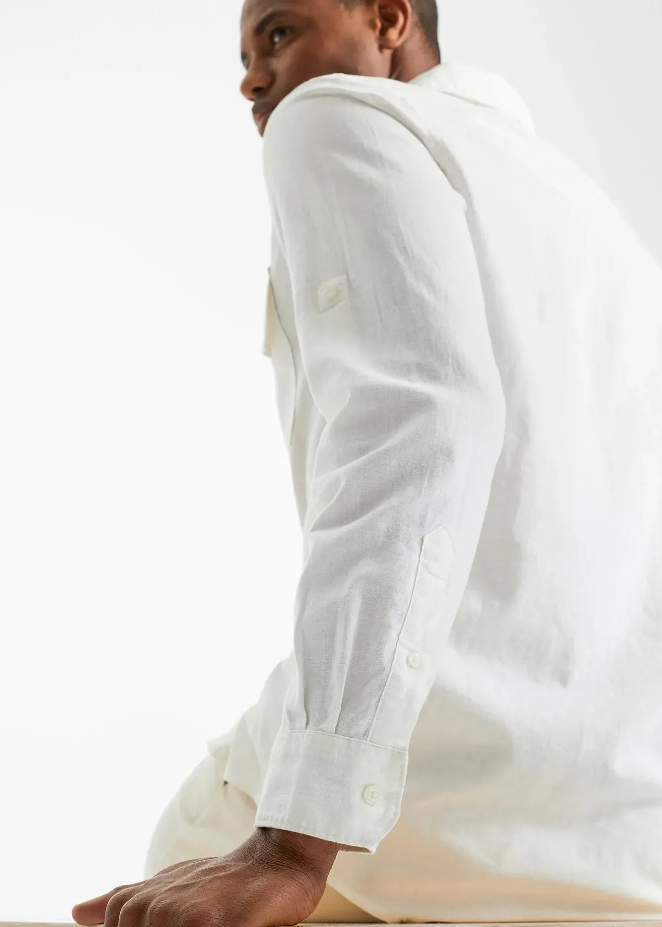 Homme bonprix Chemises|Chemise en lin majoritaire