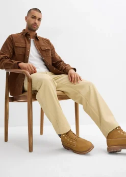 bonprix Chemise en velours côtelé de coton extensible|Homme Chemises