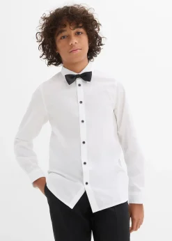 Enfant bonprix Vêtements Enfant|Garçons 9-16 Ans·Costumes & Chemises|Chemise et nœud papillon (ens. 2 pces)