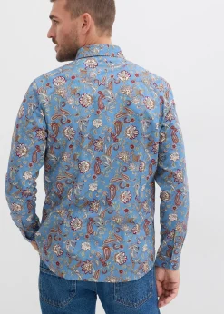 Homme bonprix Chemises|Chemise habillée 100% coton, slim