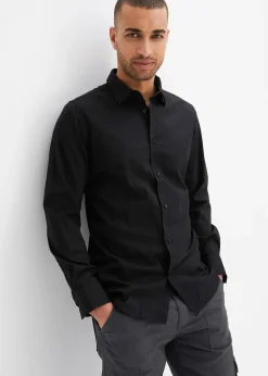 bonprix Chemise habillée extensible, Slim|Homme Chemises