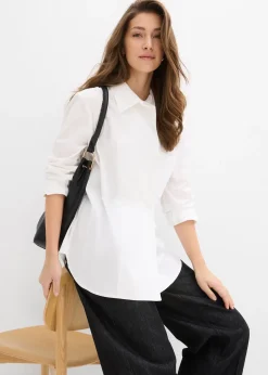 bonprix Chemise longue|Femme Chemisiers