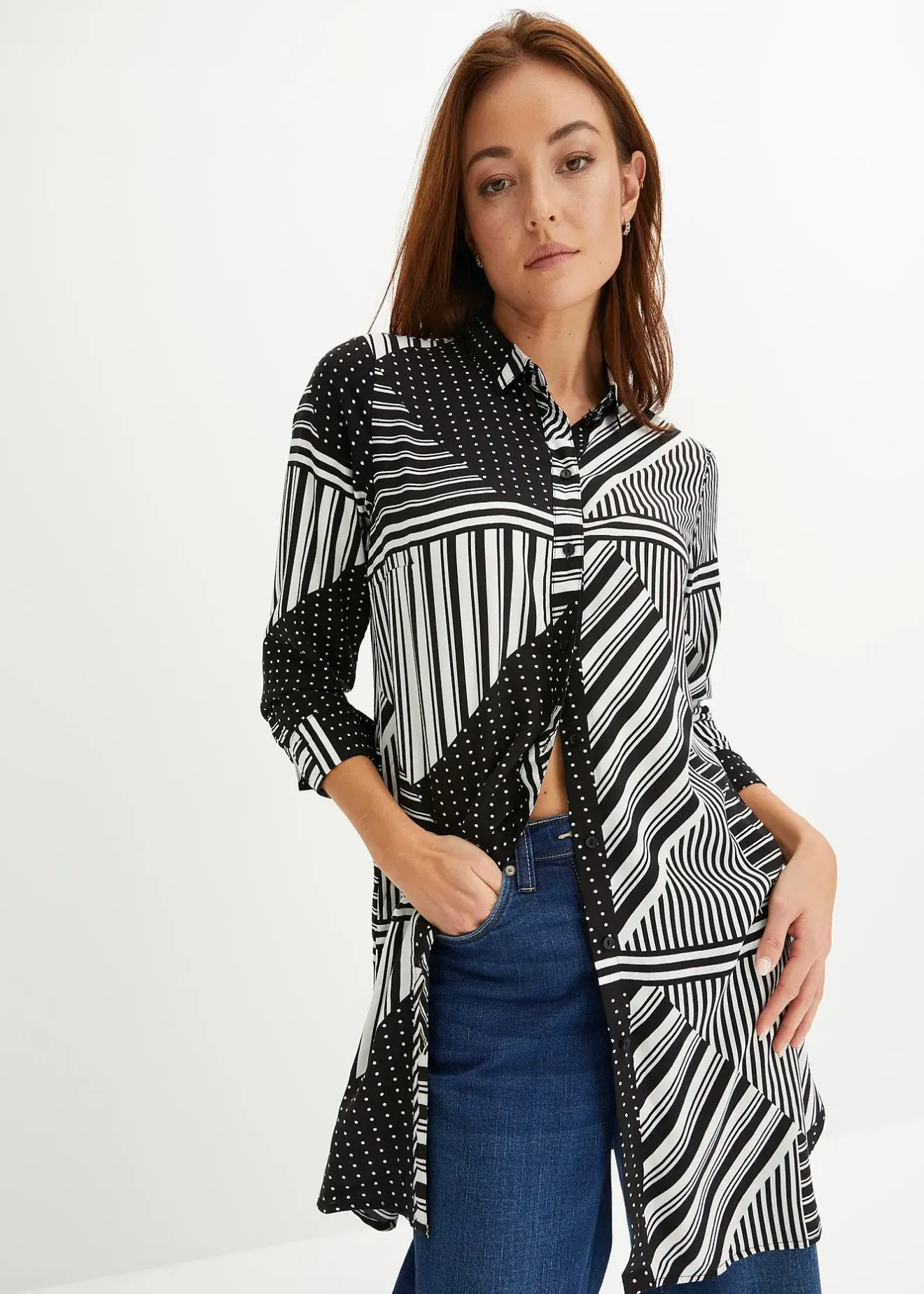 Femme bonprix Chemisiers|Chemise longue