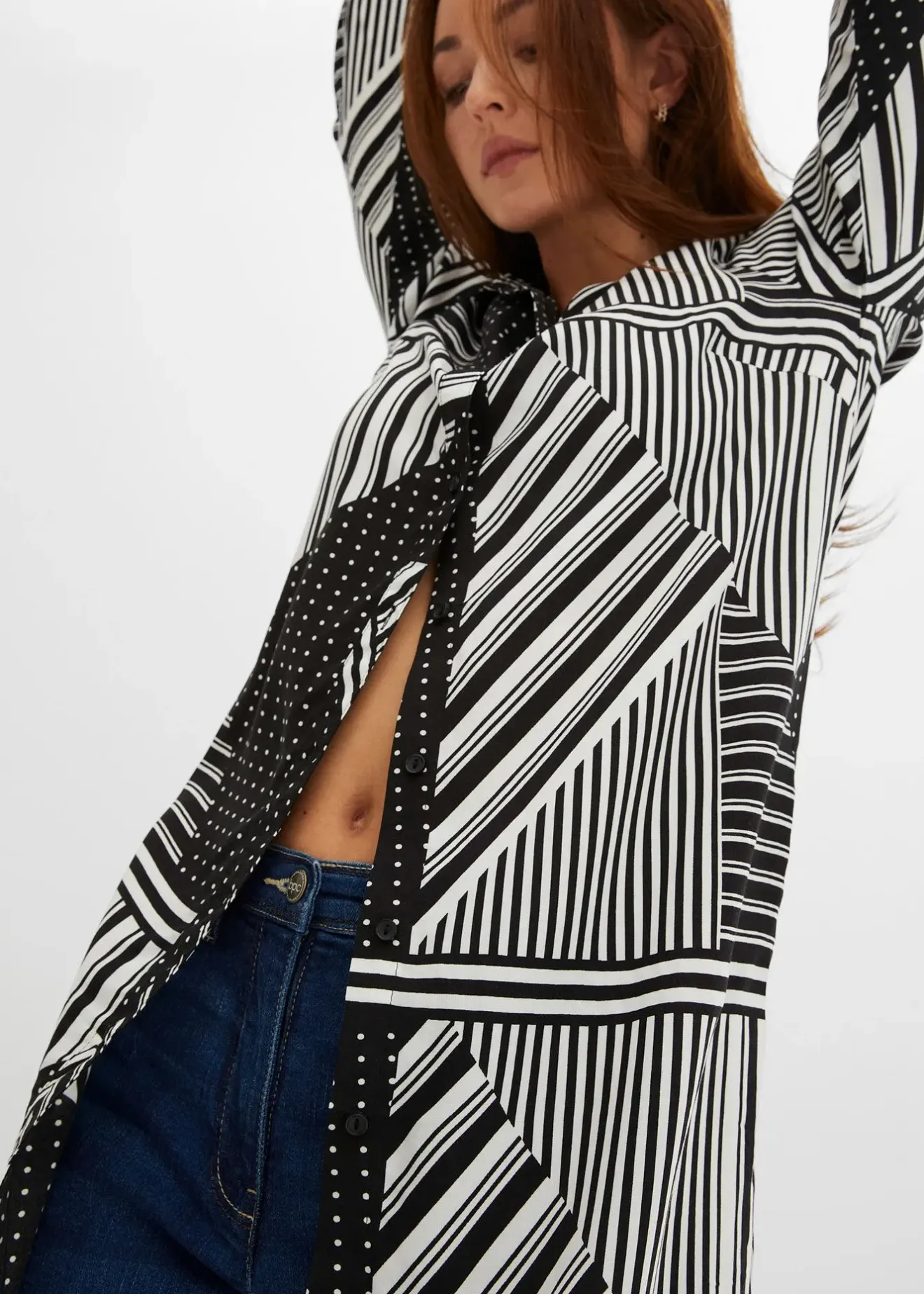 Femme bonprix Chemisiers|Chemise longue