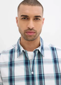 bonprix Chemise manches courtes 100% coton|Homme Chemises