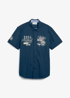 Homme bonprix Chemises|Chemise manches courtes à imprimé